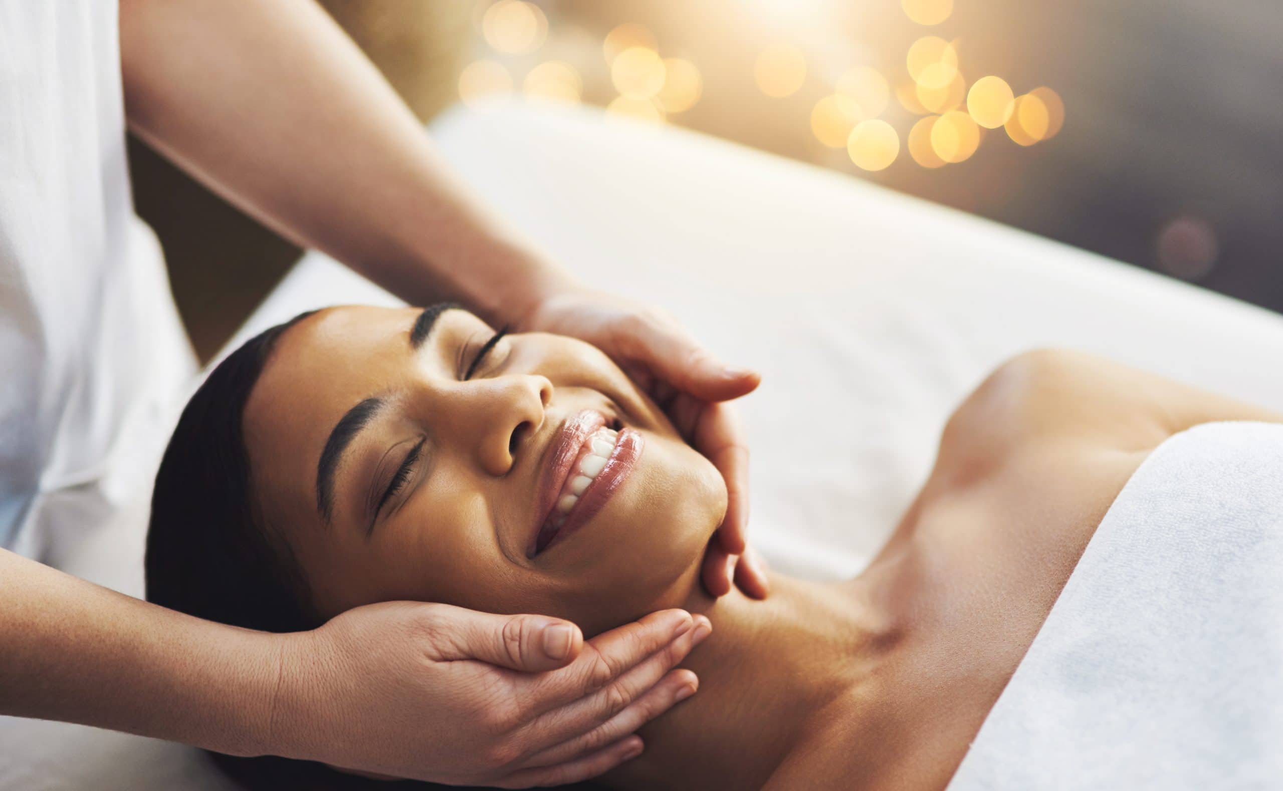 A Woman Starts The New Year Right With A Facial Rejuvenation Treatment
